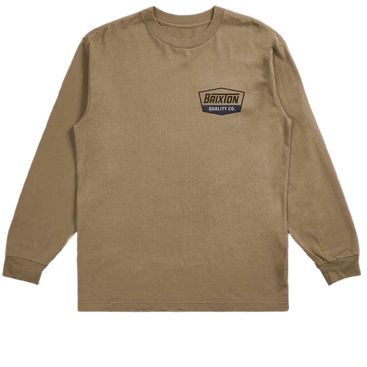 Brixton Regal Long Sleeve T-Shirt - Tiger's Eye/Brown/Navy image 1