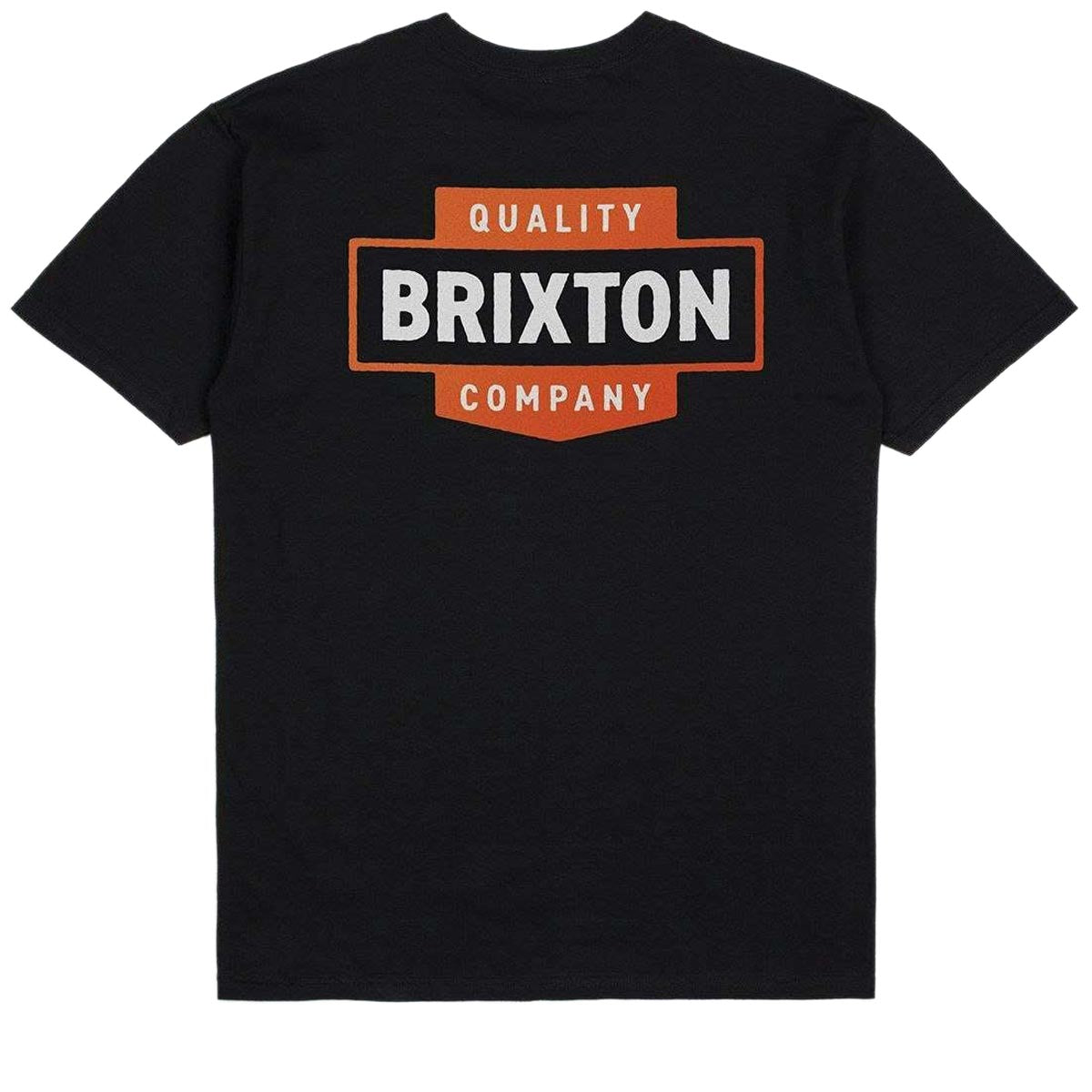 Brixton Osborn T-Shirt - Black Worn Wash image 2