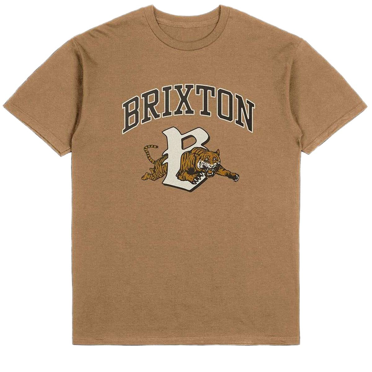 Brixton Tiger T-Shirt - Tobacco Brown Worn Wash image 1