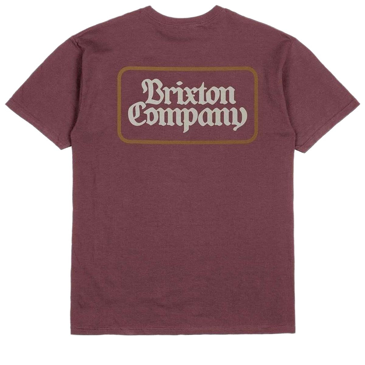 Brixton Norvell T-Shirt - Mahogany Worn Wash image 2