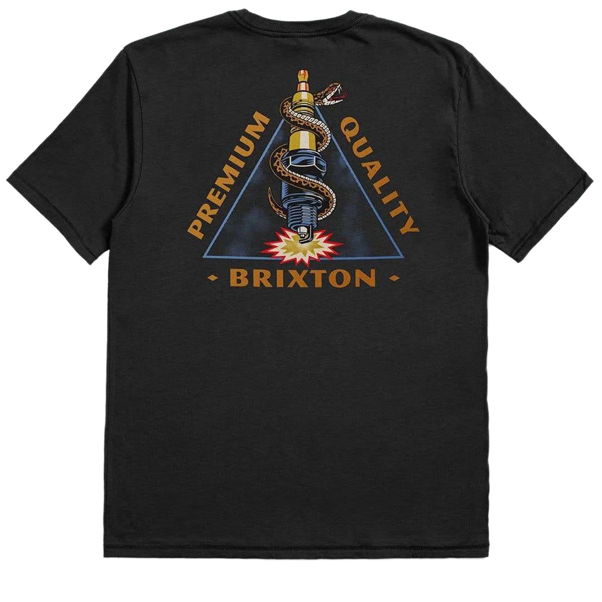 Brixton Sparky Tailored T-Shirt - Black image 1