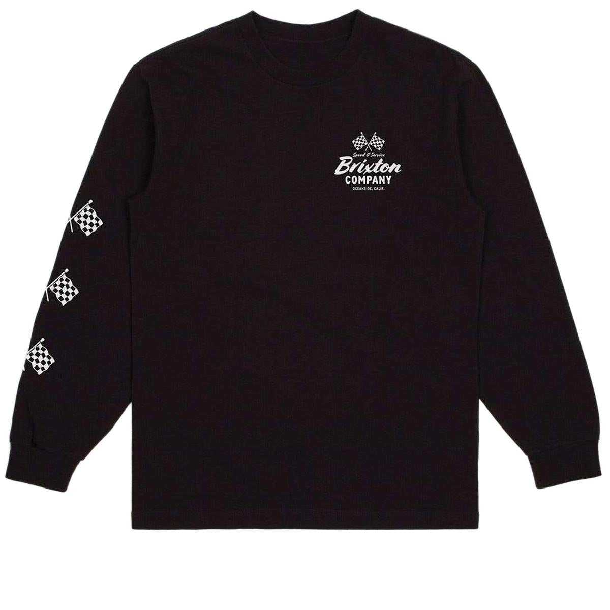 Brixton Wayburn Long Sleeve T-Shirt - Black image 2