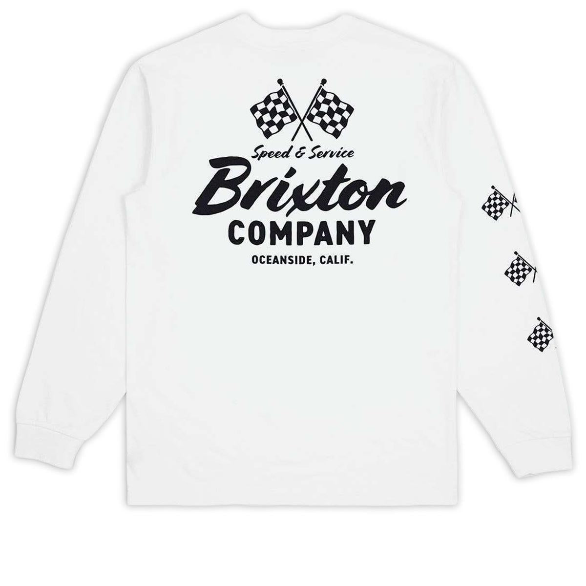 Brixton Wayburn Long Sleeve T-Shirt - White image 1