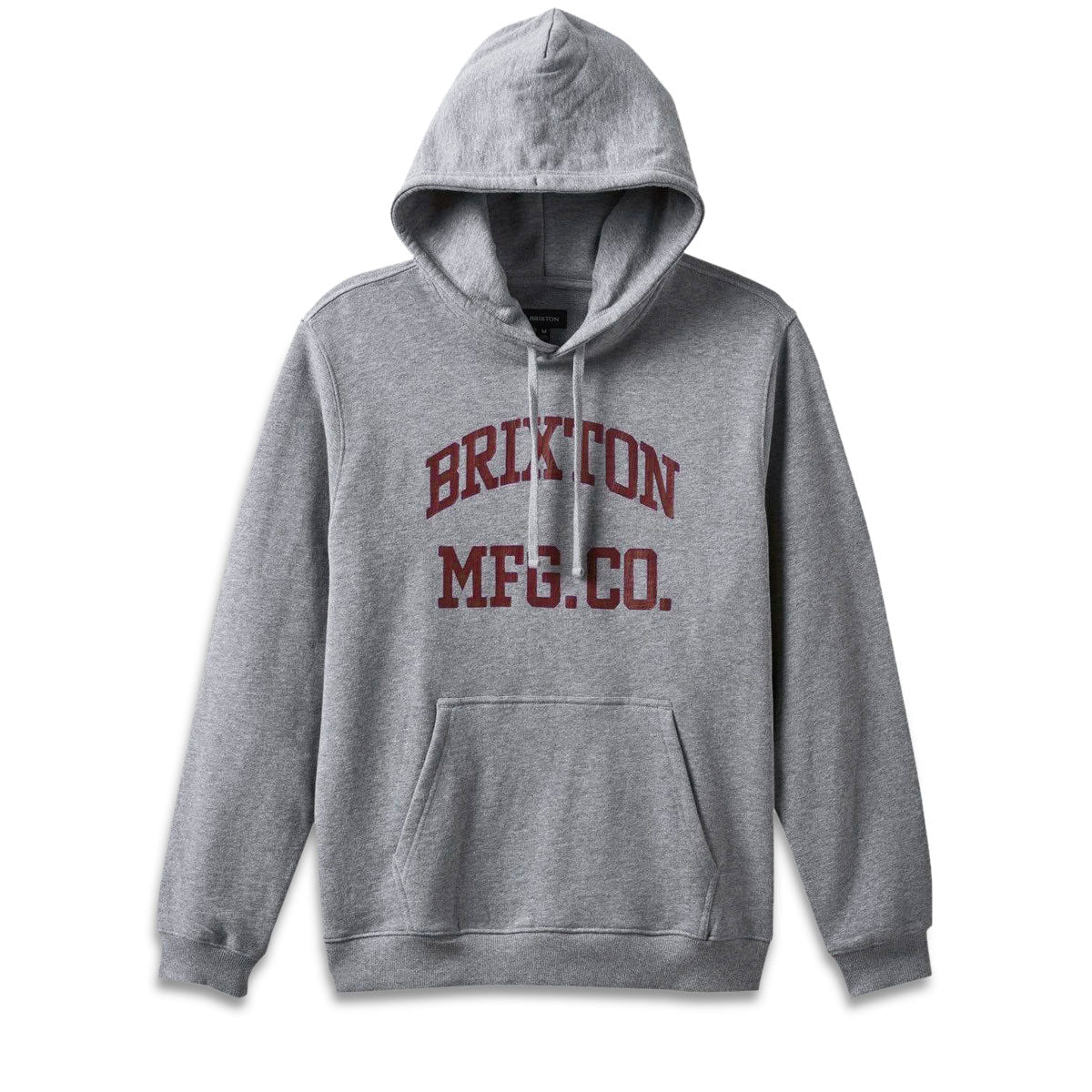 Brixton Varsity Broken In Hoodie - Heather Grey image 3