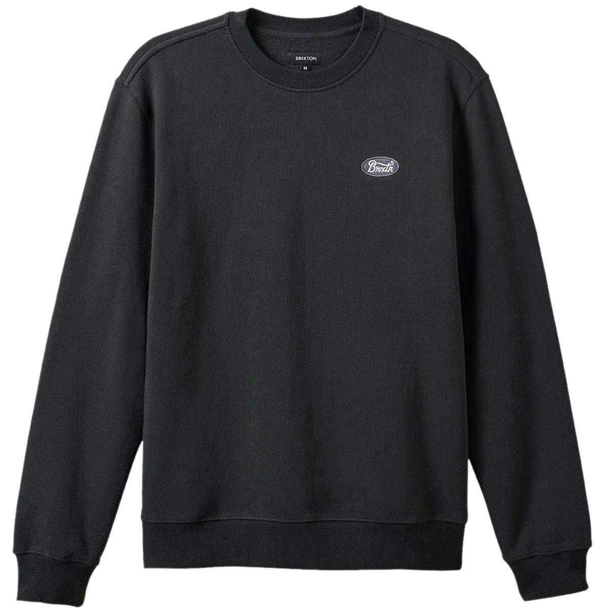 Brixton Parson Patch Crew Sweater - Washed Black image 3