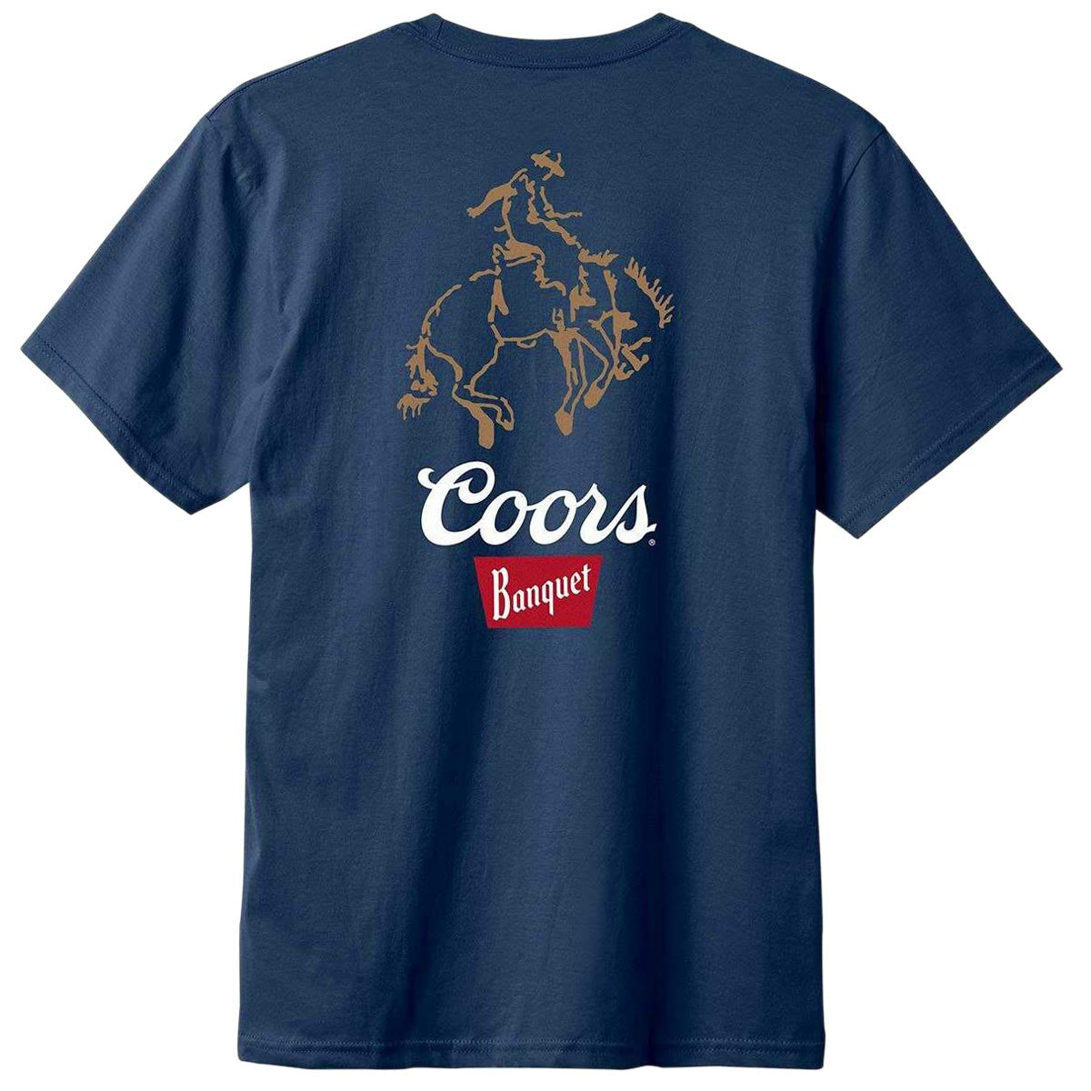 Brixton x Coors Colt T-Shirt - Navy image 1