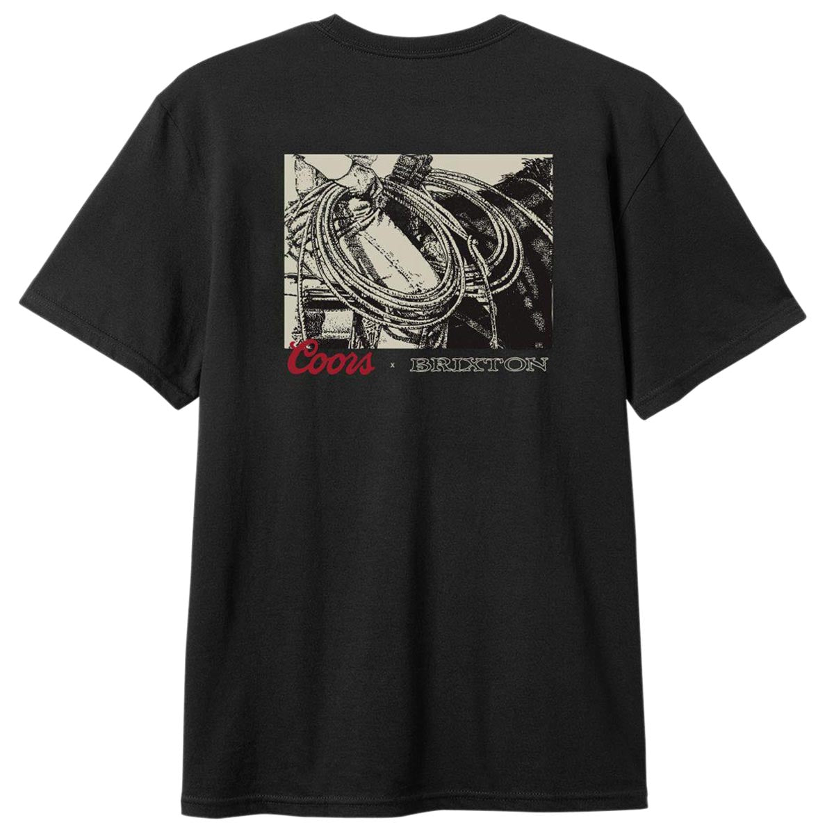 Brixton x Coors Range T-Shirt - Black image 1