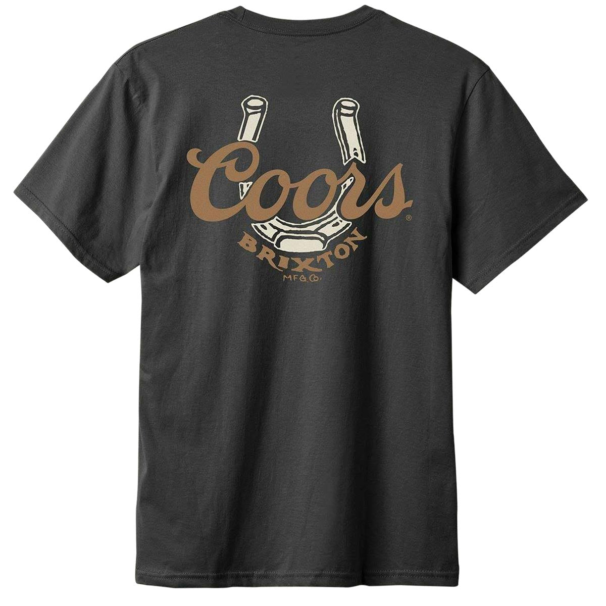 Brixton x Coors Luck T-Shirt - Black image 1