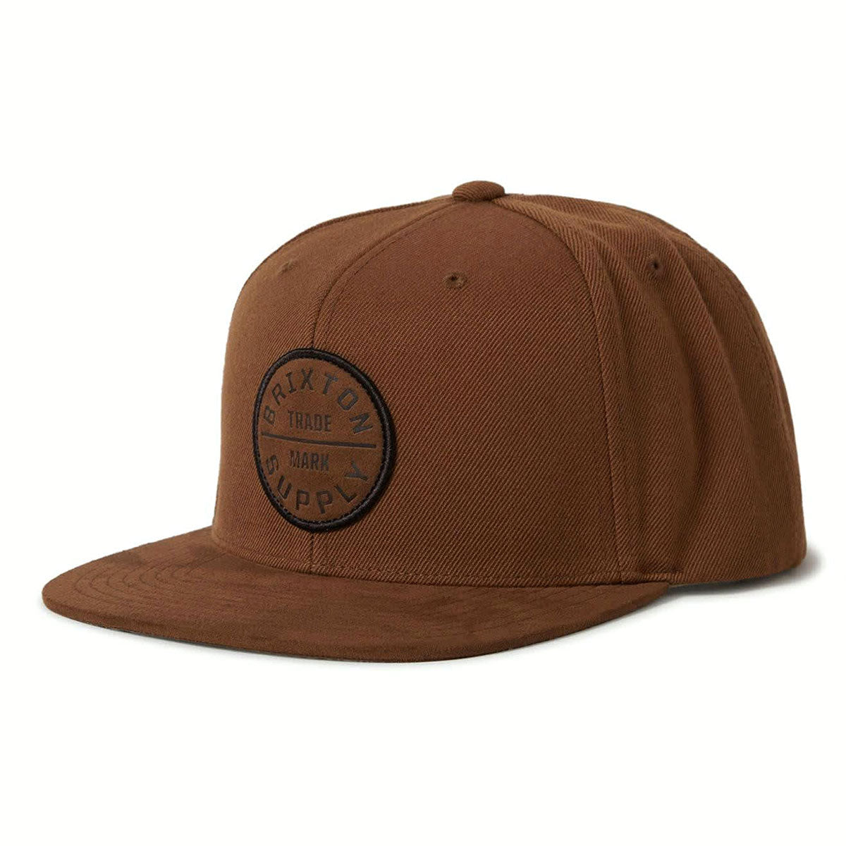 Brixton Oath III Snapback Hat - Coffee/Coffee image 1