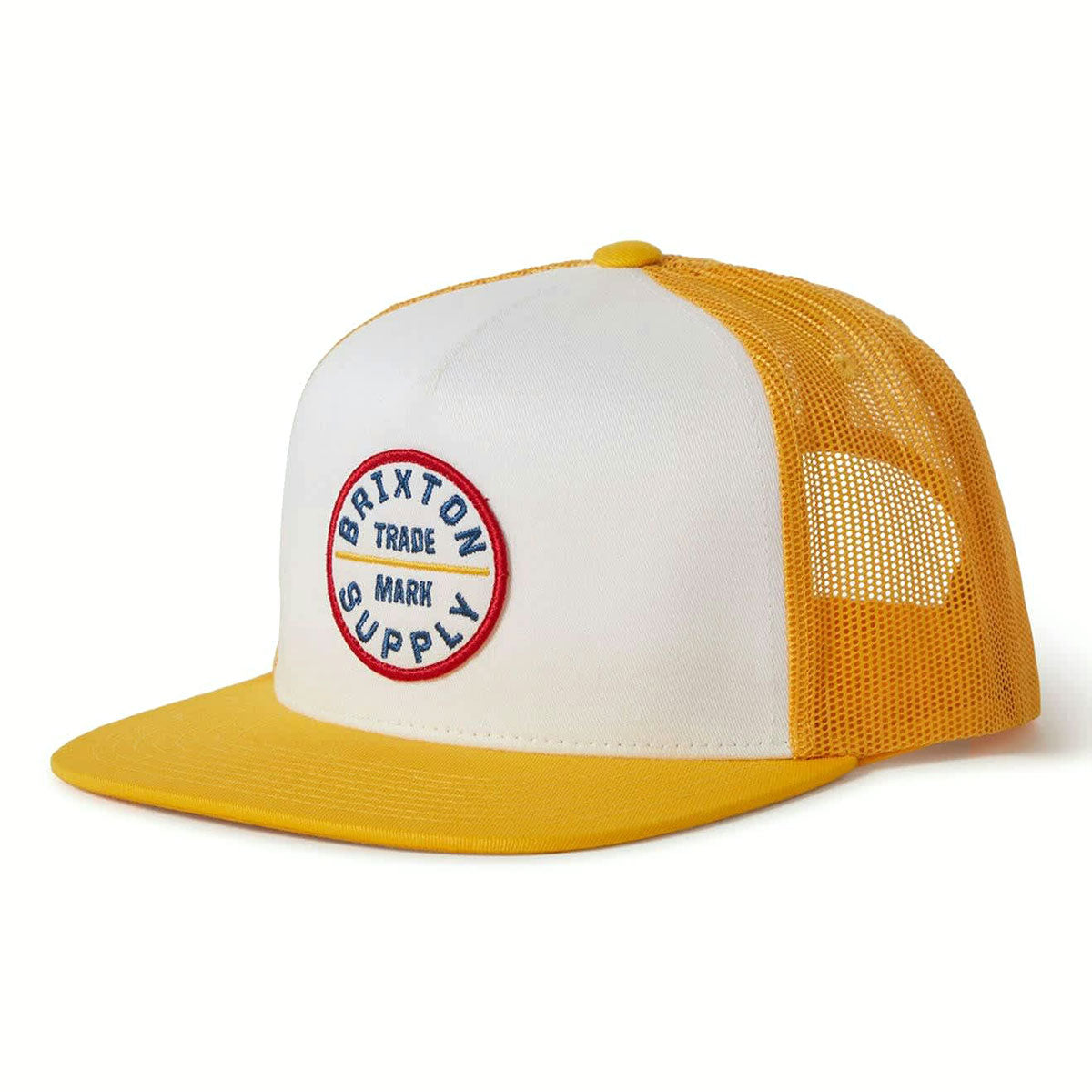 Brixton Oath Mp Trucker Hat - Yellow/White/Yellow image 1