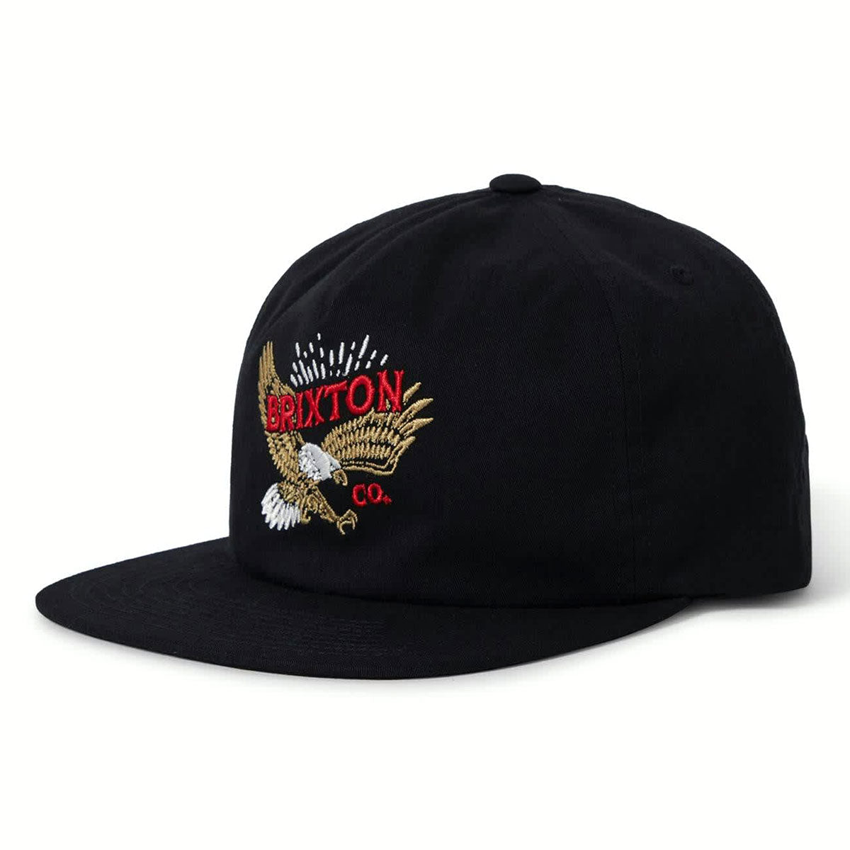 Brixton Keller Mp Snapback Hat - Black image 1