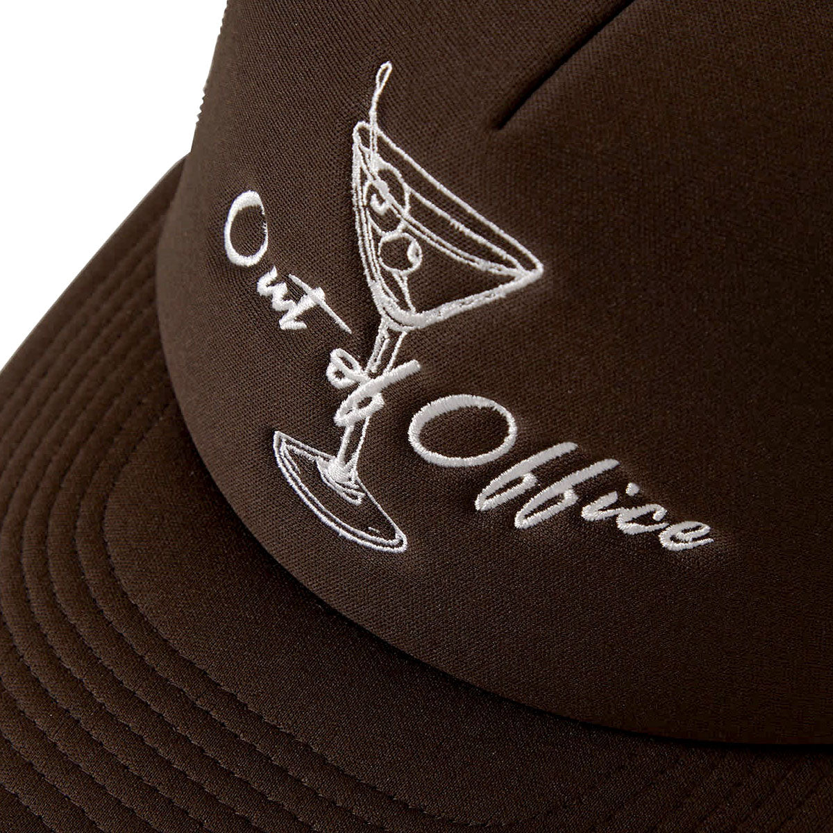 Brixton Womens Out Of Office Hp Trucker Hat - Pinecone Brown/Pinecone Brown image 3
