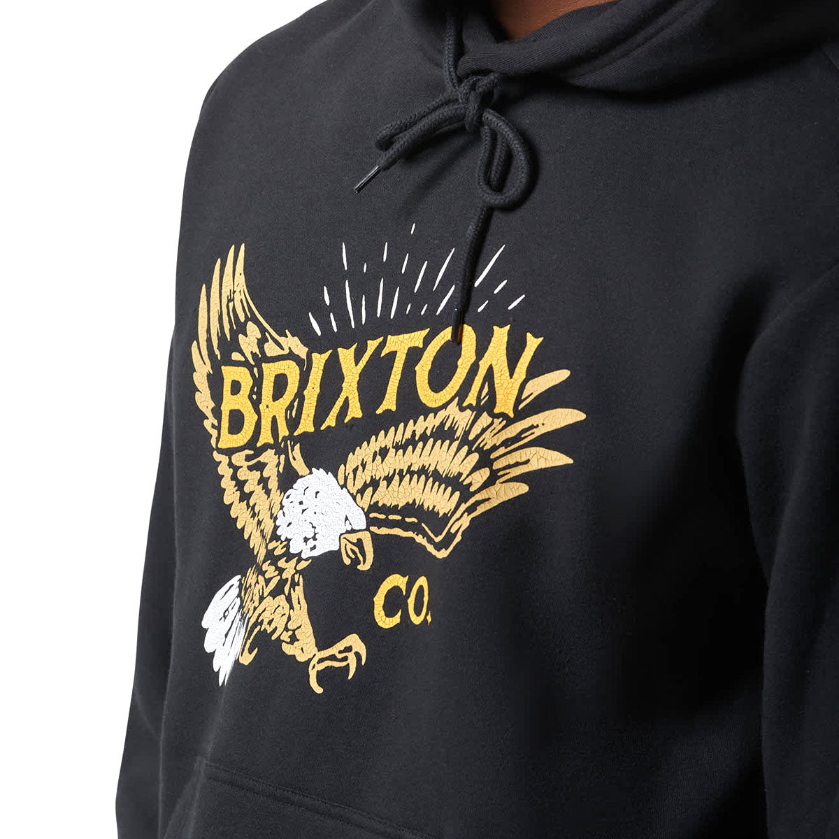 Brixton Keeler Hoodie - Black image 3