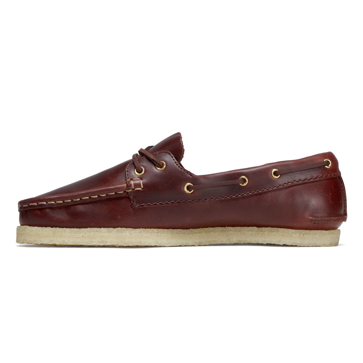 Clarks Womens Godney Boat Shoes - British Tan Leather image 2