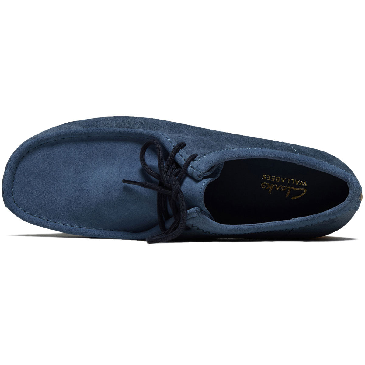 Clarks Wallabee Shoes - French Blue Suede image 3