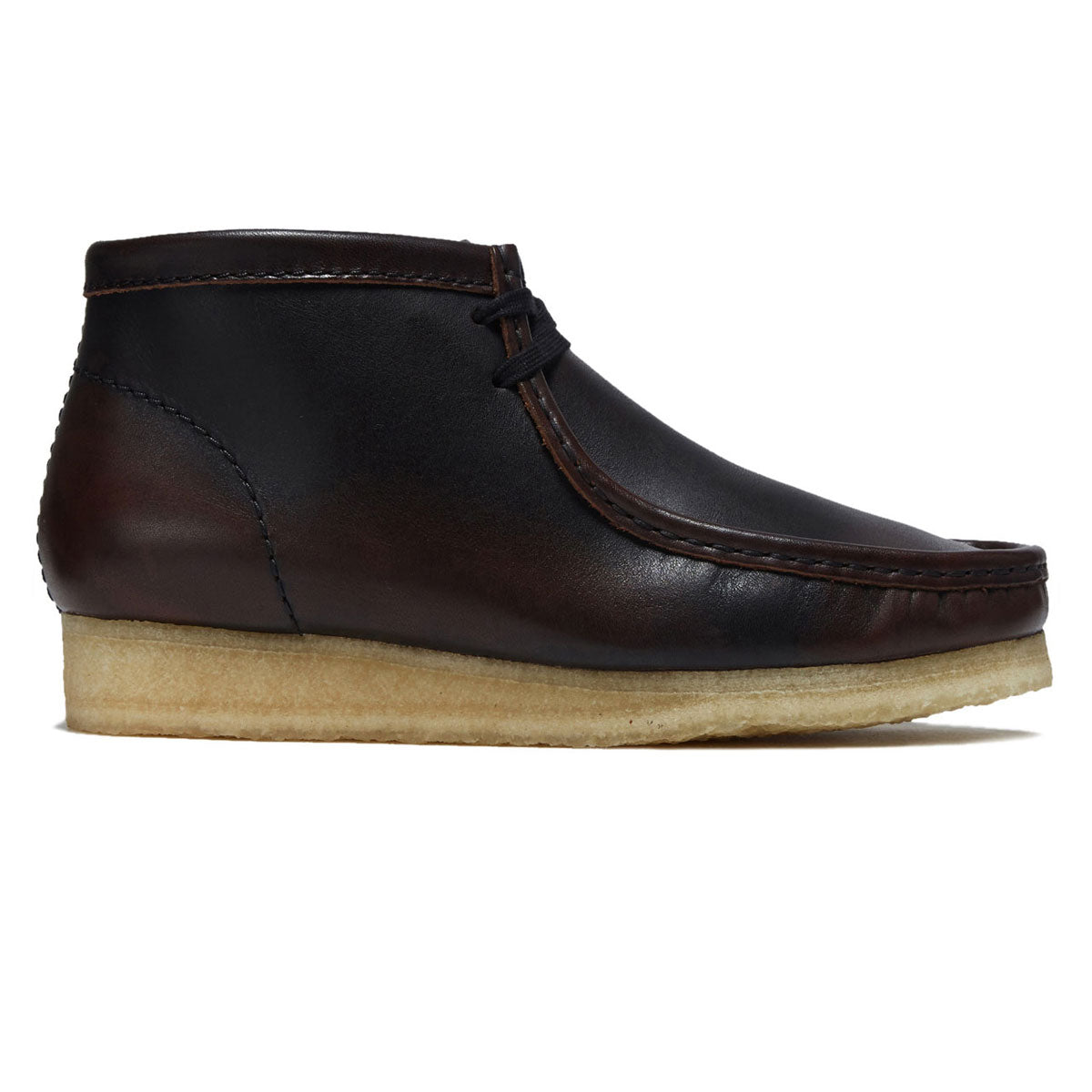 Clarks Wallabee Boots - Dark Tan Combi image 1