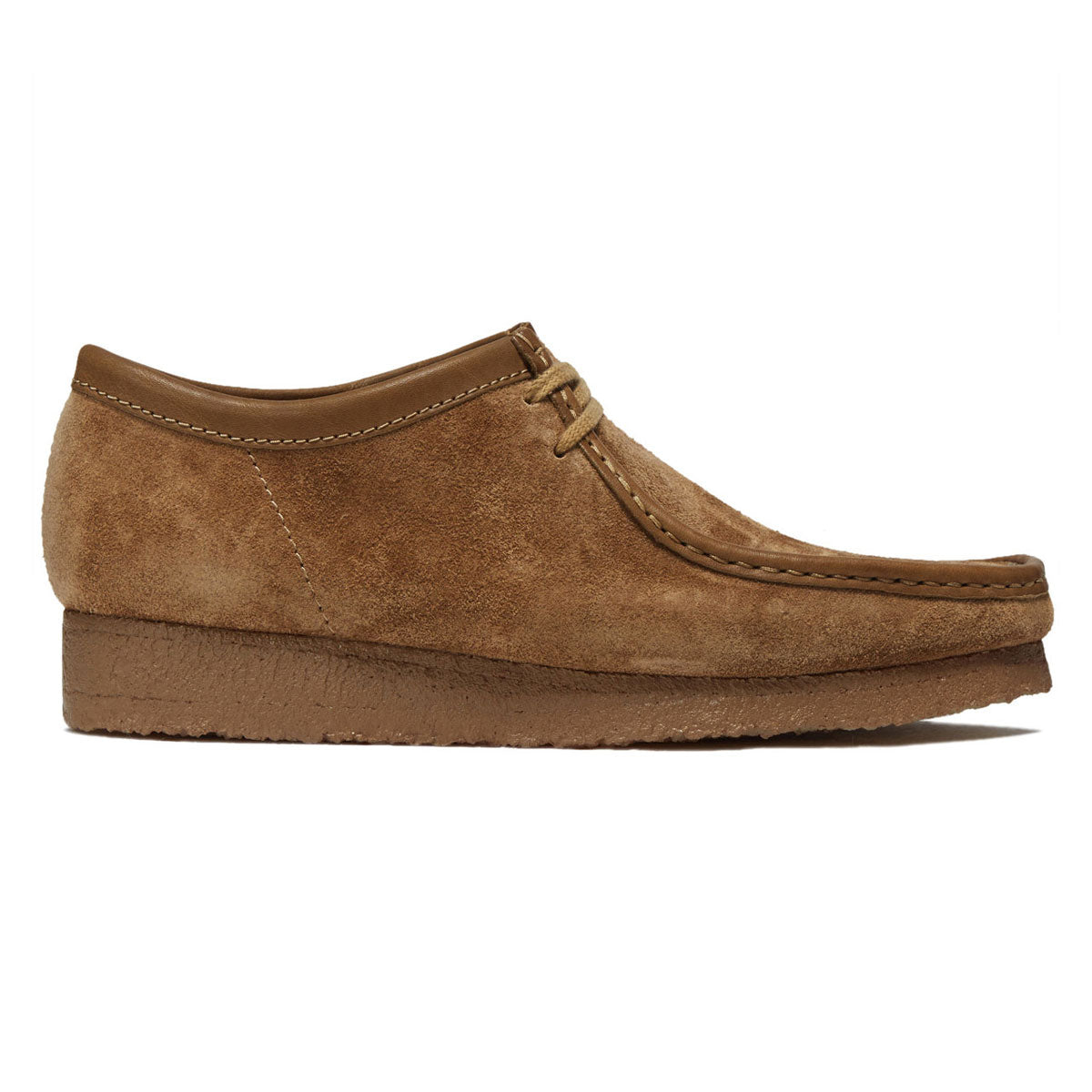 Clarks Wallabee Shoes - Tan Suede image 1