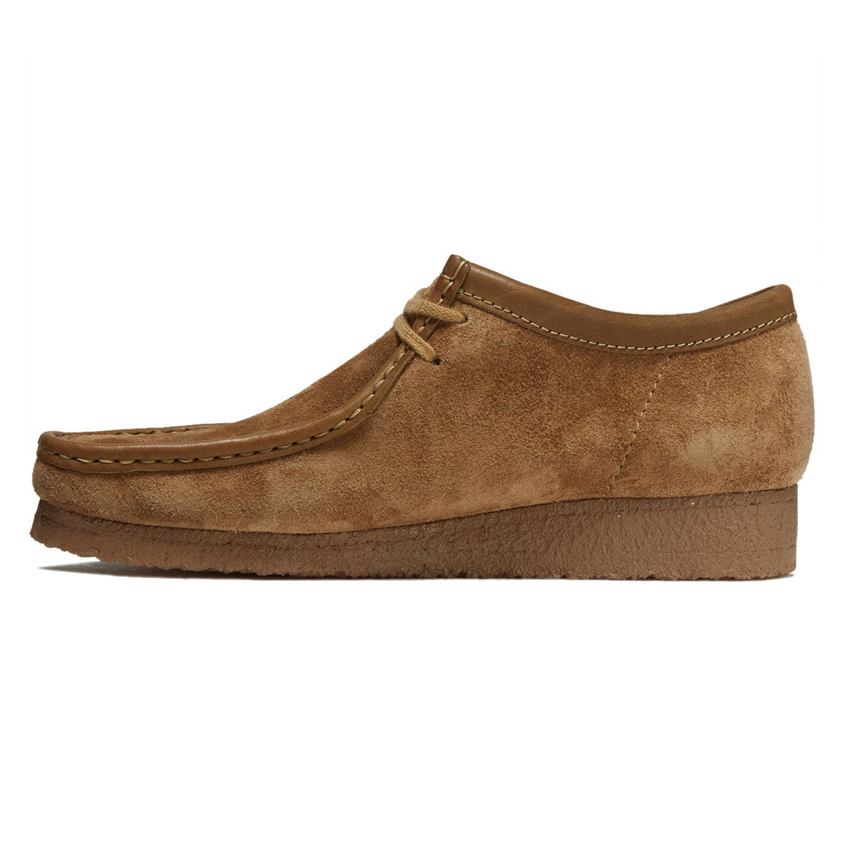 Clarks Wallabee Shoes - Tan Suede image 2