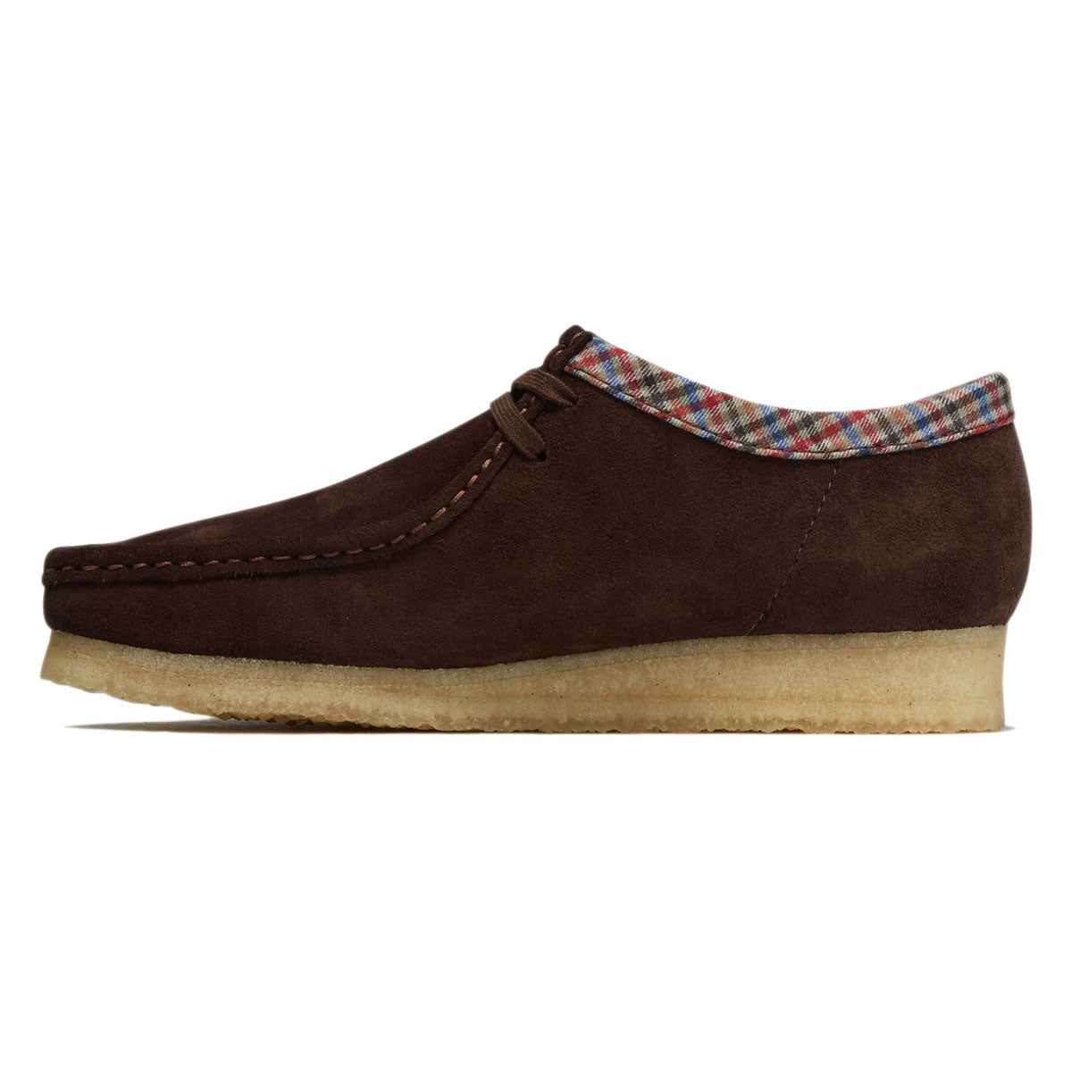 Clarks Wallabee Shoes - Chocolate Combi image 2