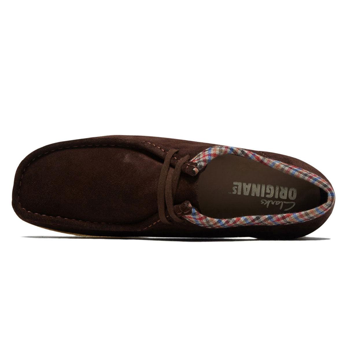Clarks Wallabee Shoes - Chocolate Combi image 3