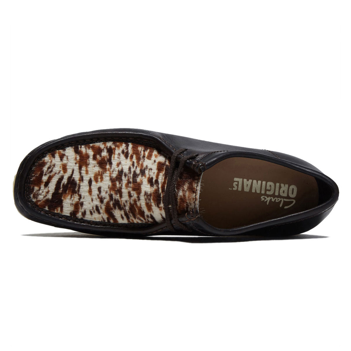 Clarks Wallabee Shoes - Brown Interest image 3