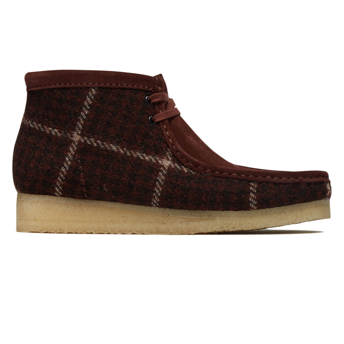 Clarks Wallabee Boots - Rust Tweed image 1