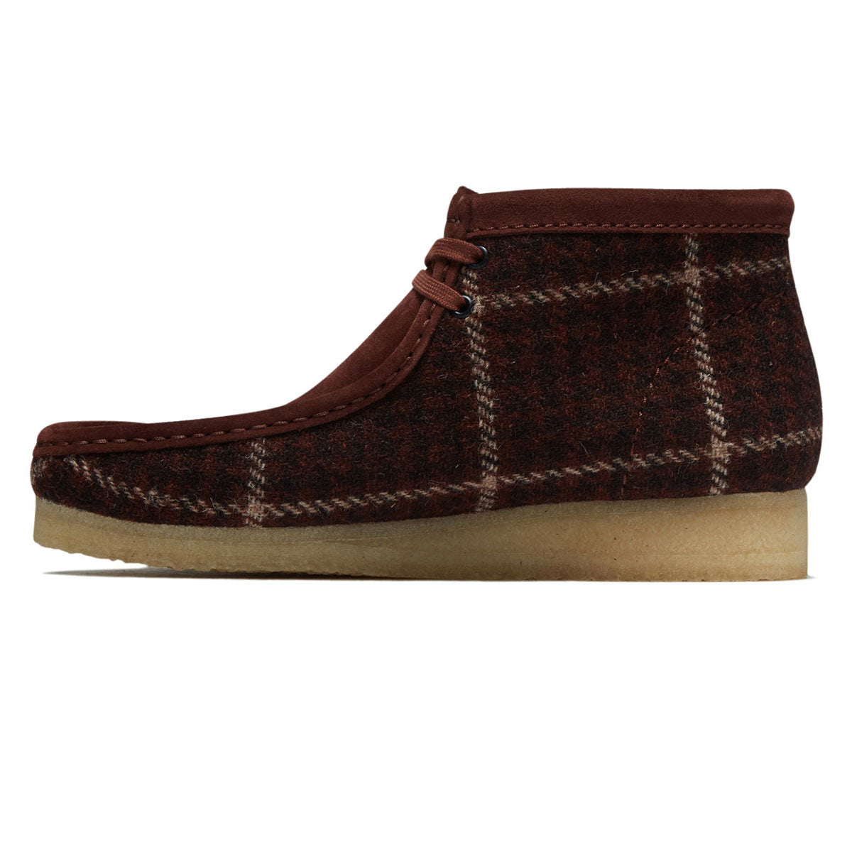 Clarks Wallabee Boots - Rust Tweed image 2