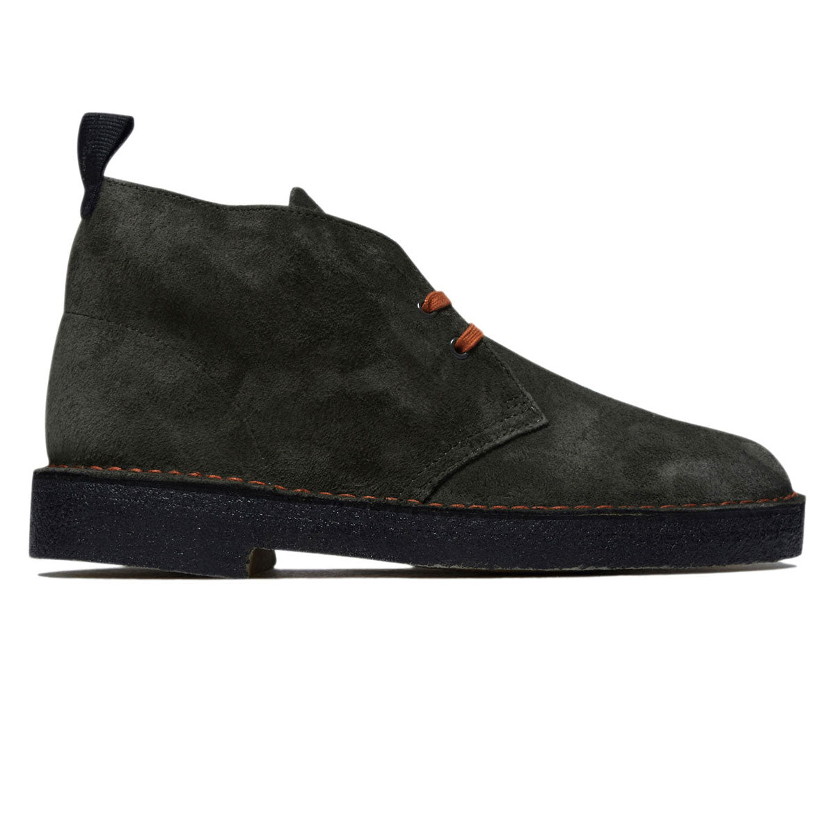 Clarks Desert Boots - Loden Green Suede image 1