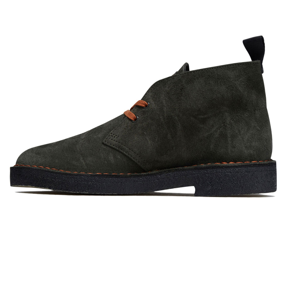 Clarks Desert Boots - Loden Green Suede image 2