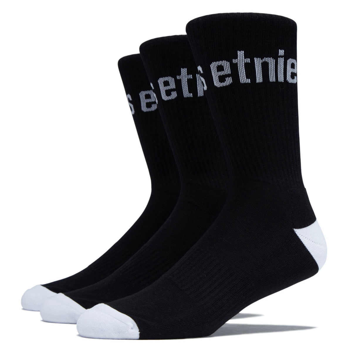 Etnies Direct II 3 Pack Of Socks - Black image 1