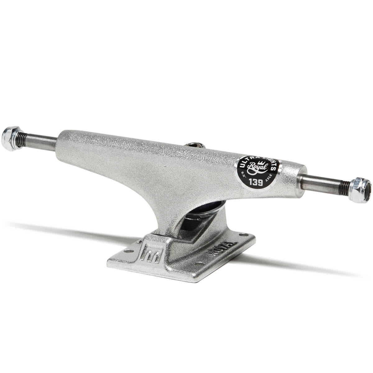Royal Ultra Lights Skateboard Trucks - Raw - 139mm image 1