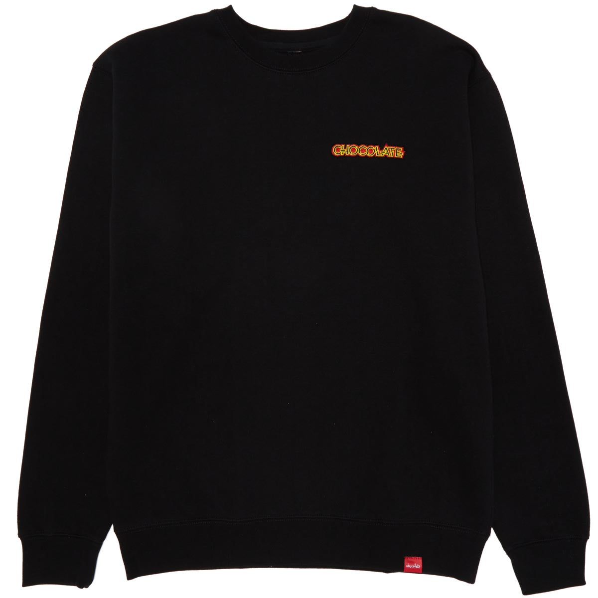 Chocolate Parliament Fleece Crewneck Sweater - Black image 1