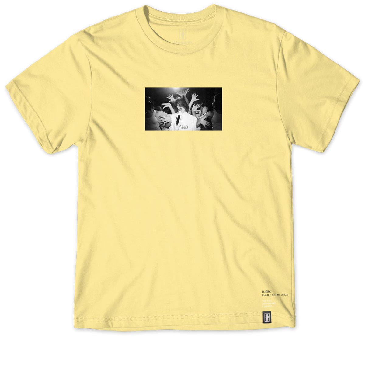 Girl Karen O T-Shirt - Light Yellow image 1