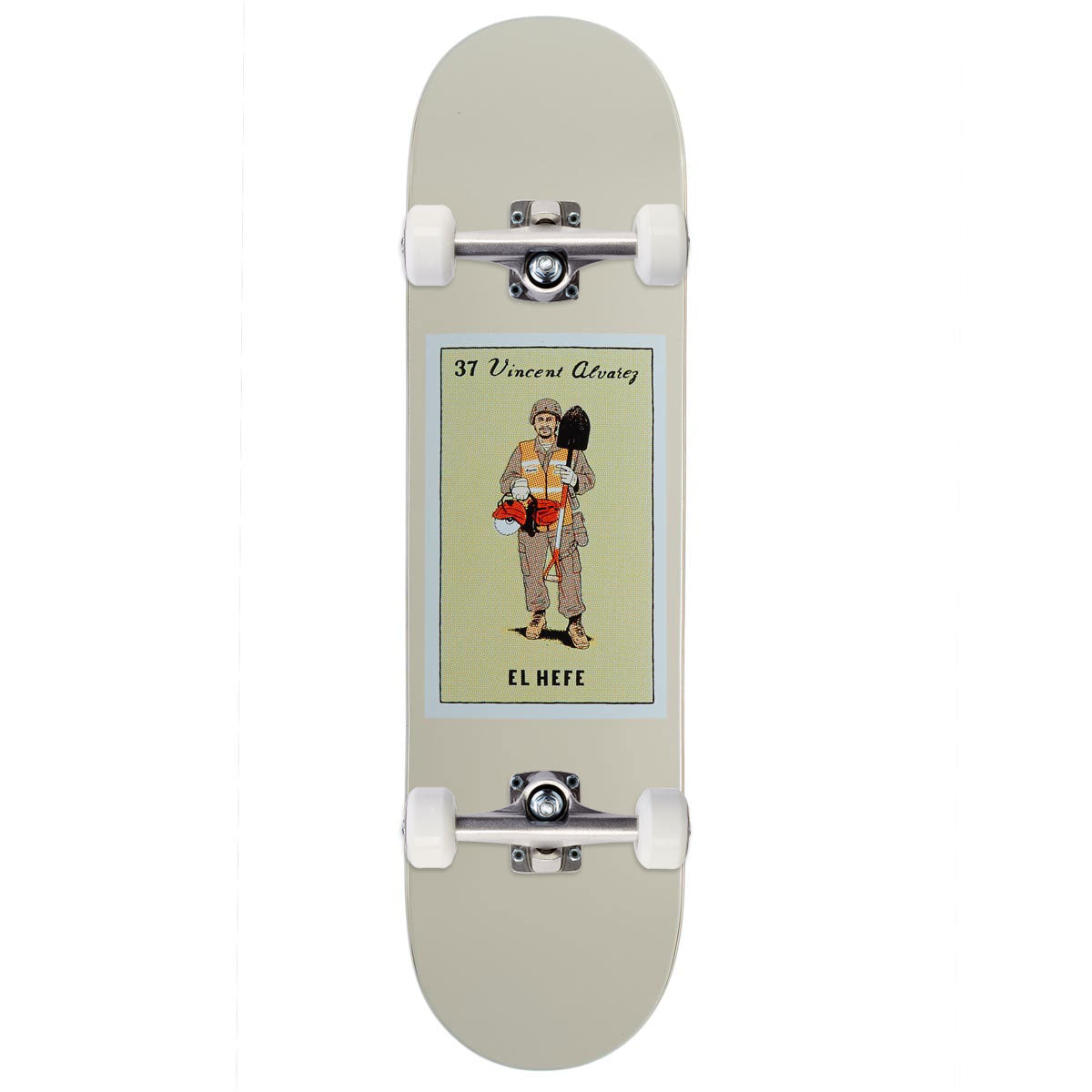 Chocolate Loteria Cards Alvarez Skateboard Complete - 8.25