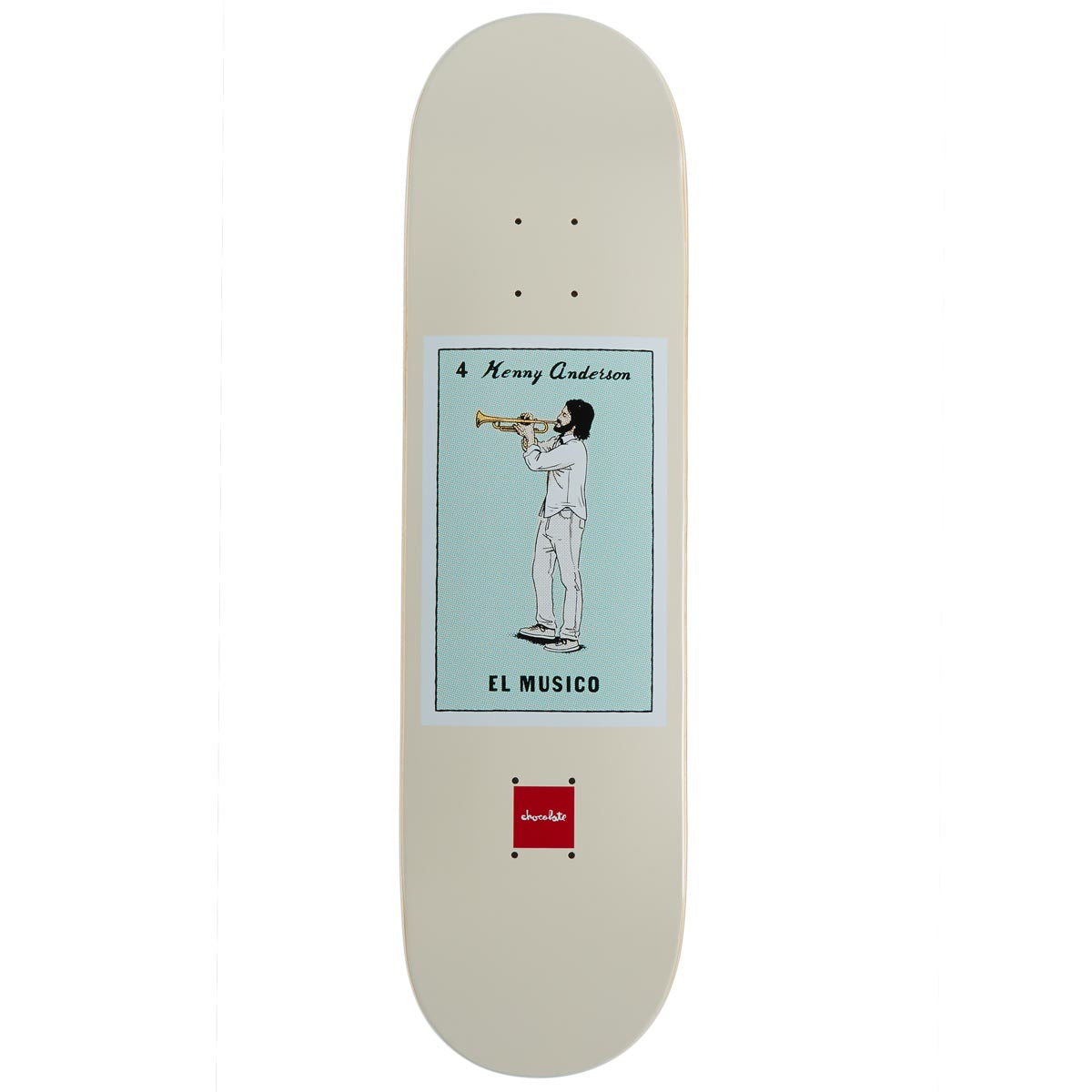 Chocolate Loteria Cards Anderson Skateboard Deck - 8.25