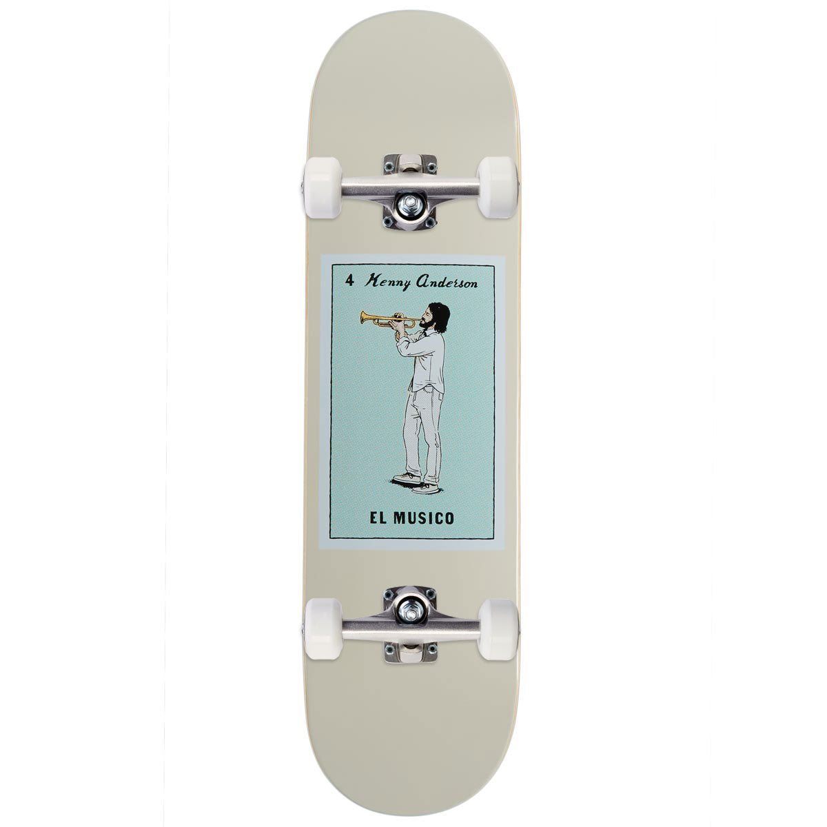 Chocolate Loteria Cards Anderson Skateboard Complete - 8.25