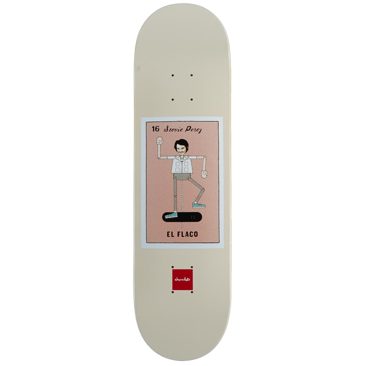 Chocolate Loteria Cards Perez Skateboard Deck - 8.375