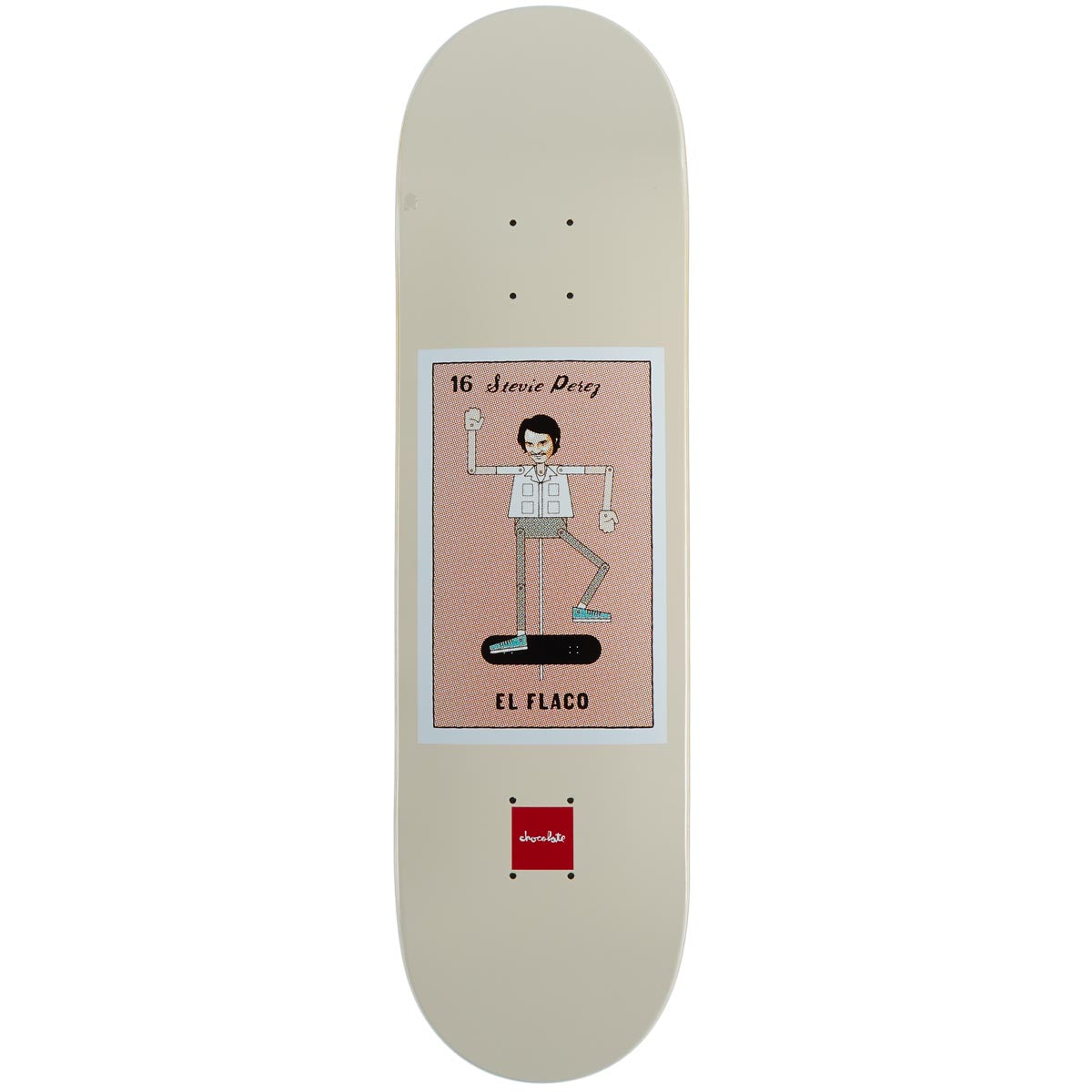 Chocolate Loteria Cards Perez Skateboard Deck - 8.40