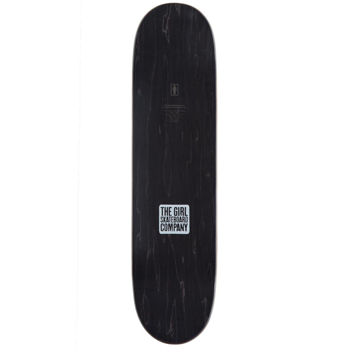 Girl OG Black White Davis Skateboard Complete - Black - 8.25