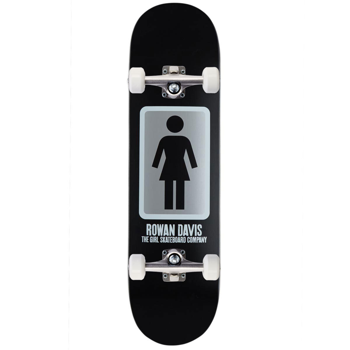 Girl OG Black White Davis Skateboard Complete - Black - 8.50