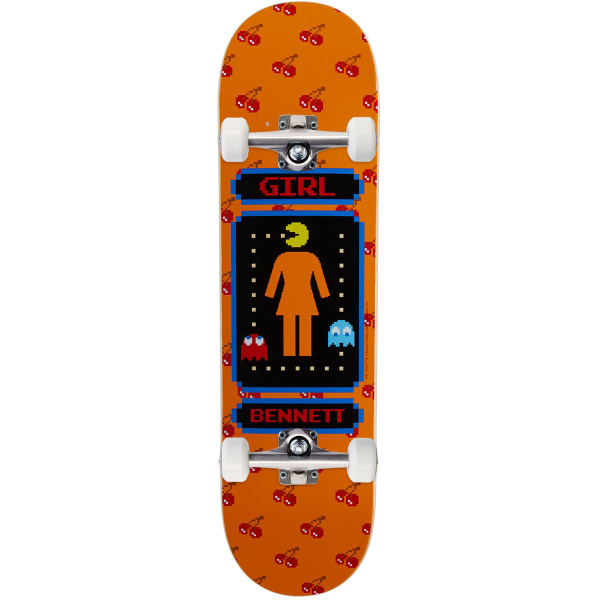 Girl x Pac-Man Bennett Skateboard Complete - Orange - 8.25