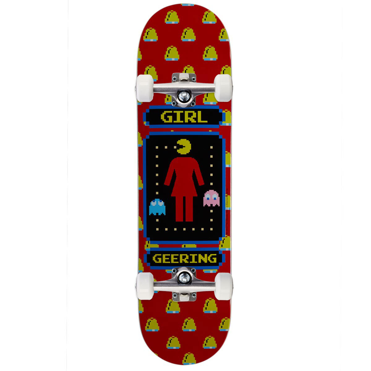 Girl x Pac-Man Geering Skateboard Complete - Red - 8.00