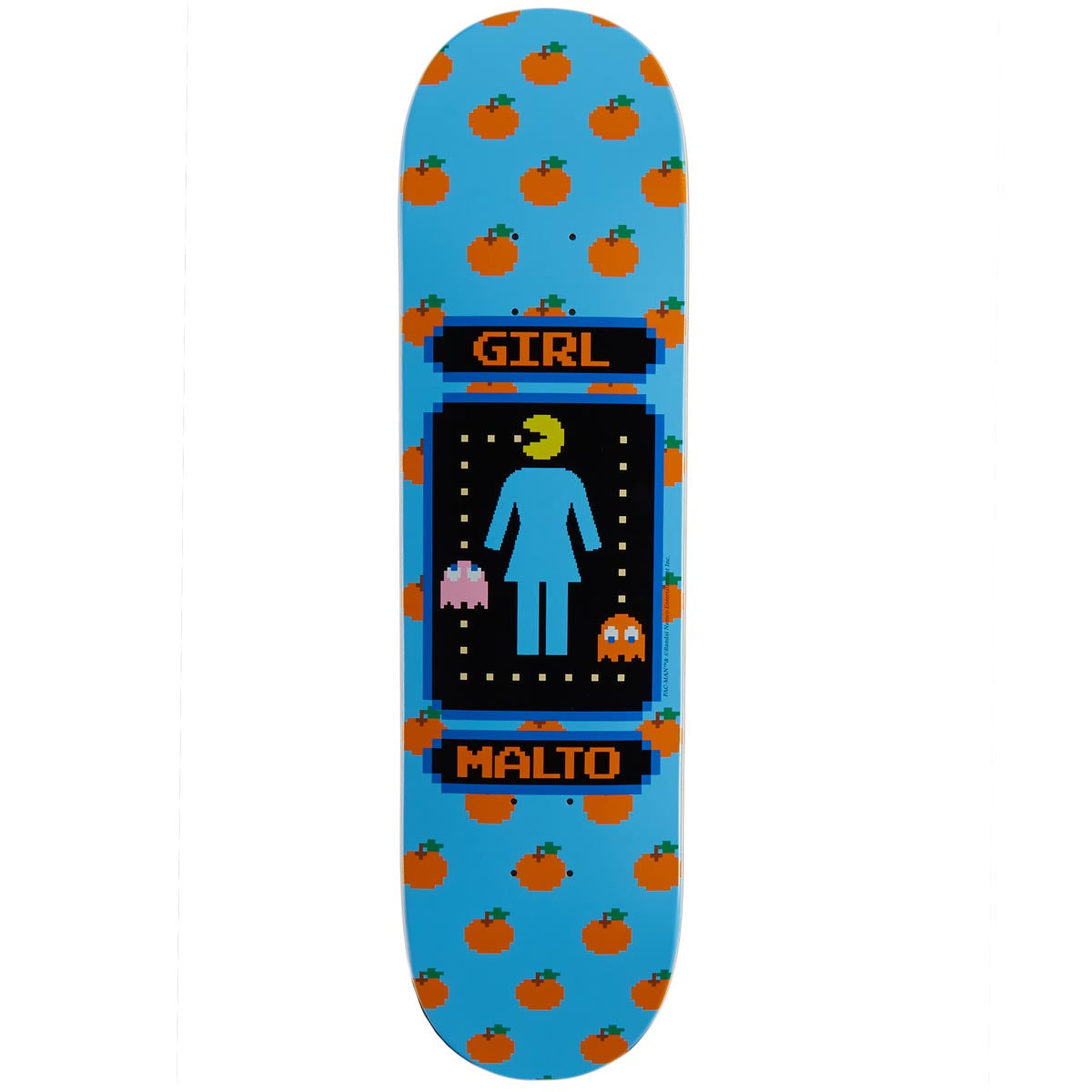 Girl x Pac-Man Malto Skateboard Deck - Blue - 8.50