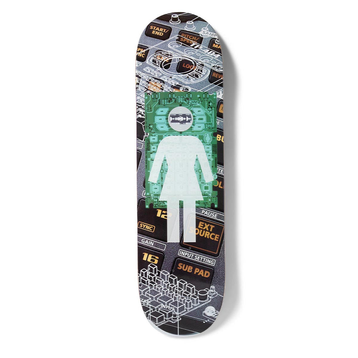 Girl Pacheco TP404 Skateboard Deck - 8.50