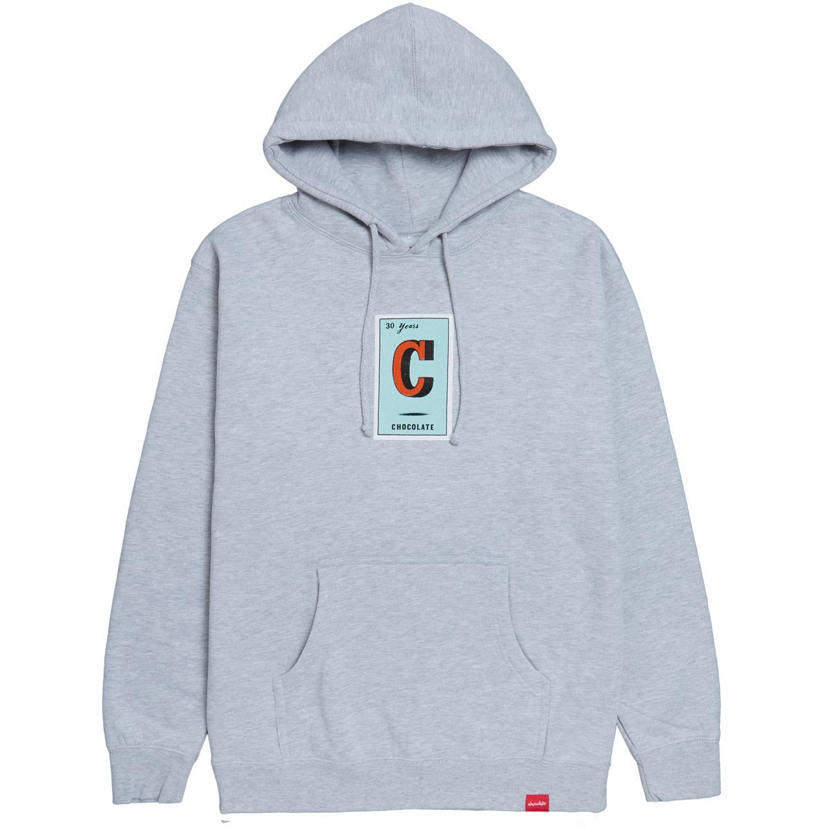 Chocolate Loteria C Pullover Hoodie - Grey Heather image 1