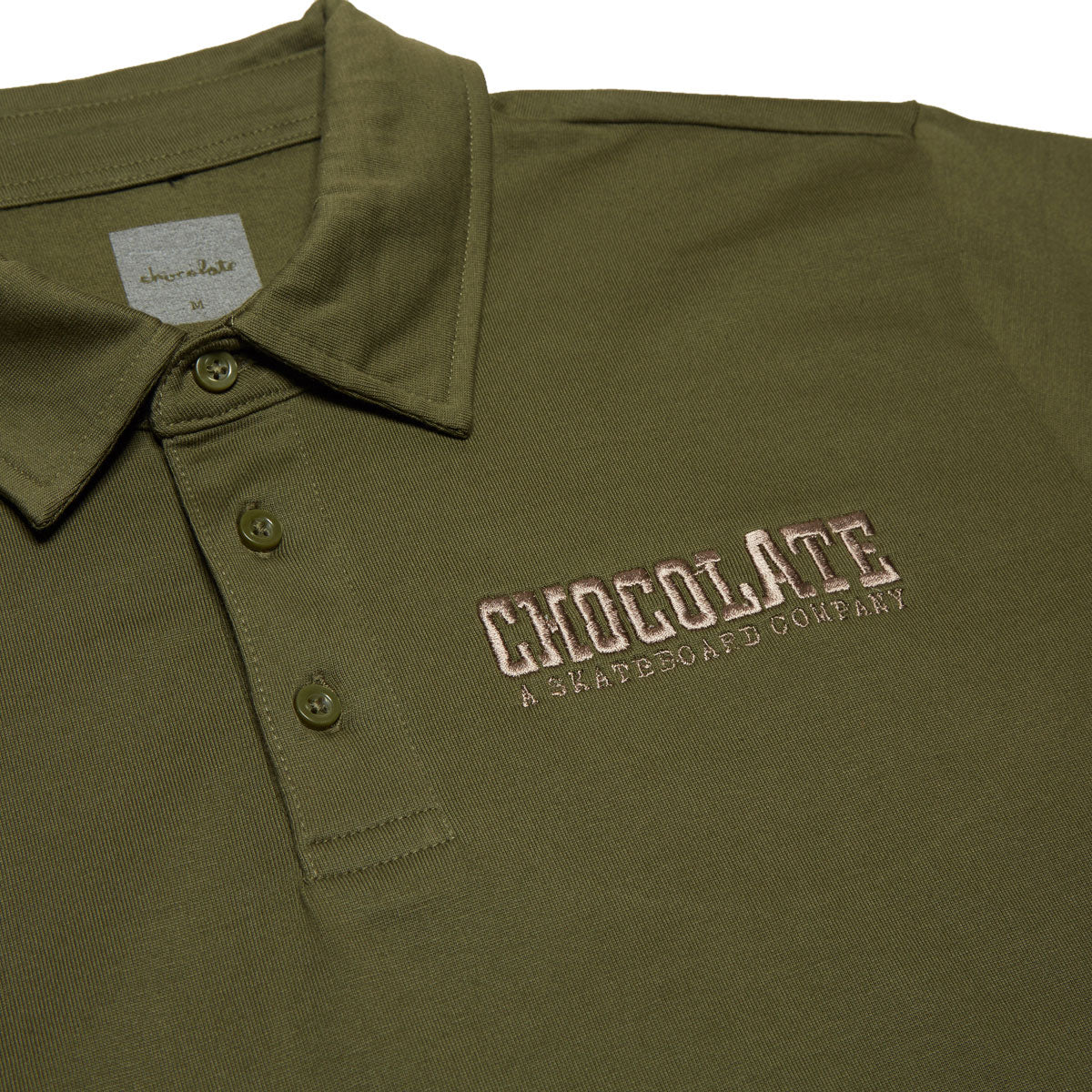 Chocolate Western Polo Shirt - Olive image 2