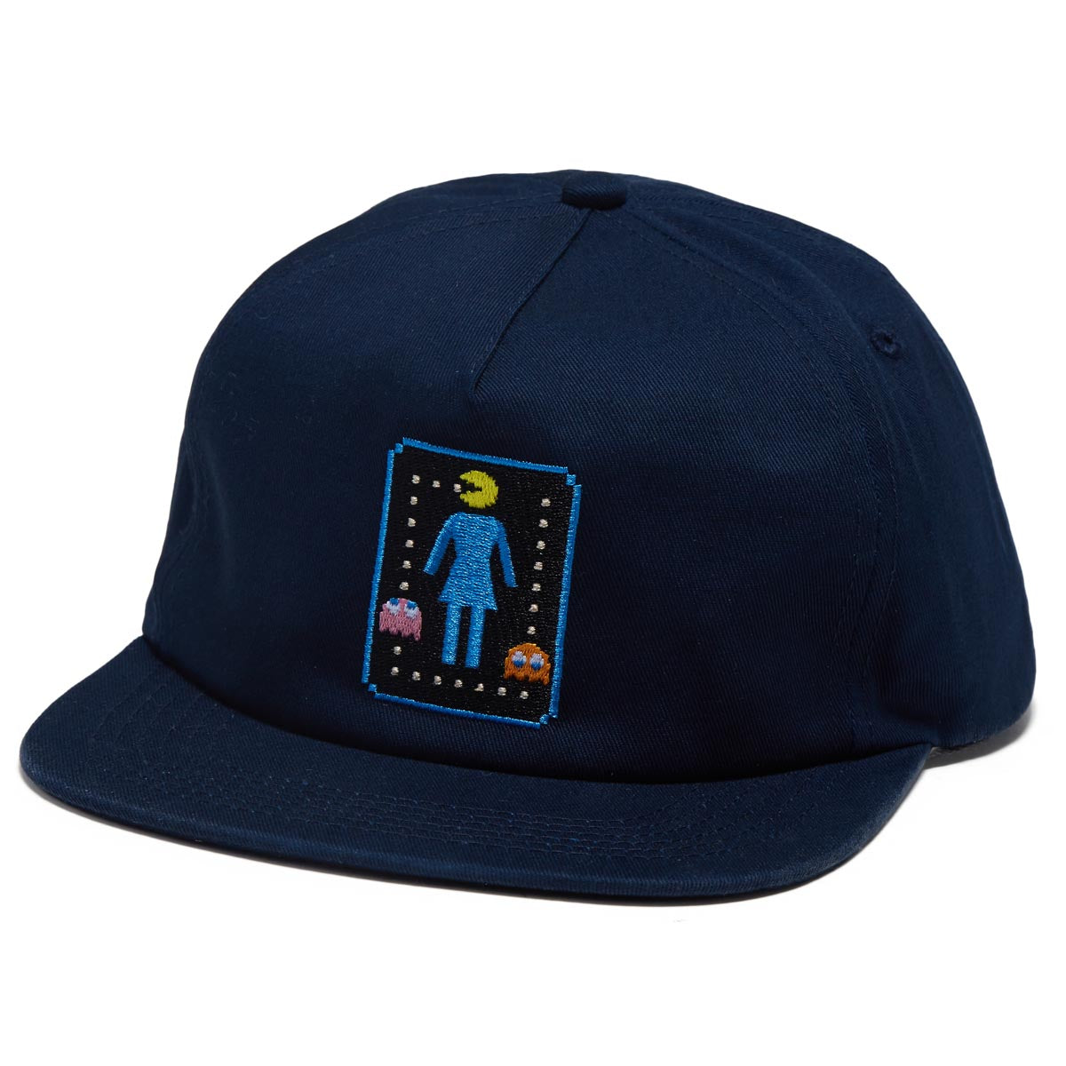 Girl x Pac-Man OG Pac-Lock 5 Panel Hat - Navy image 1