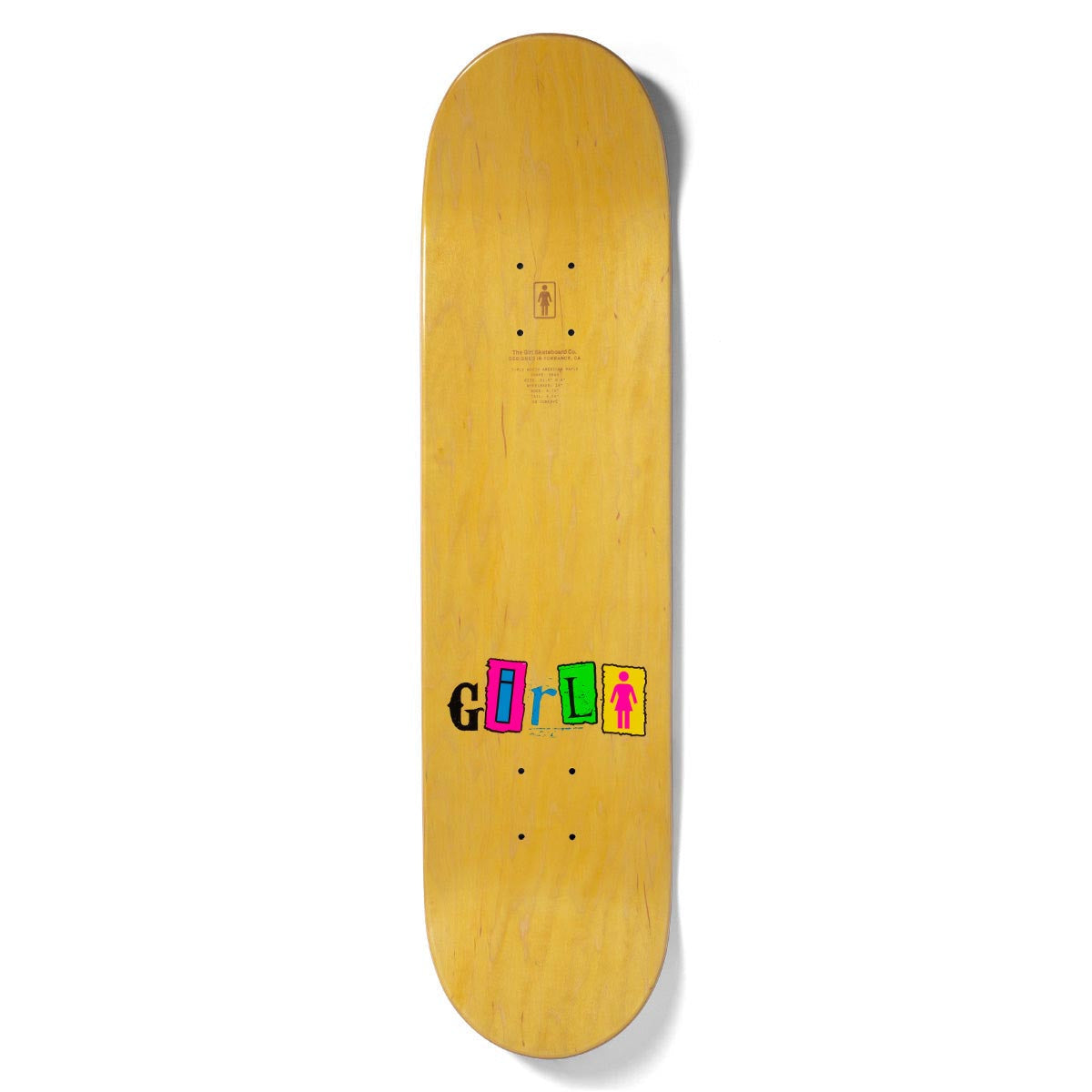 Girl Geering Out To Lunch Again Skateboard Deck - 8.375