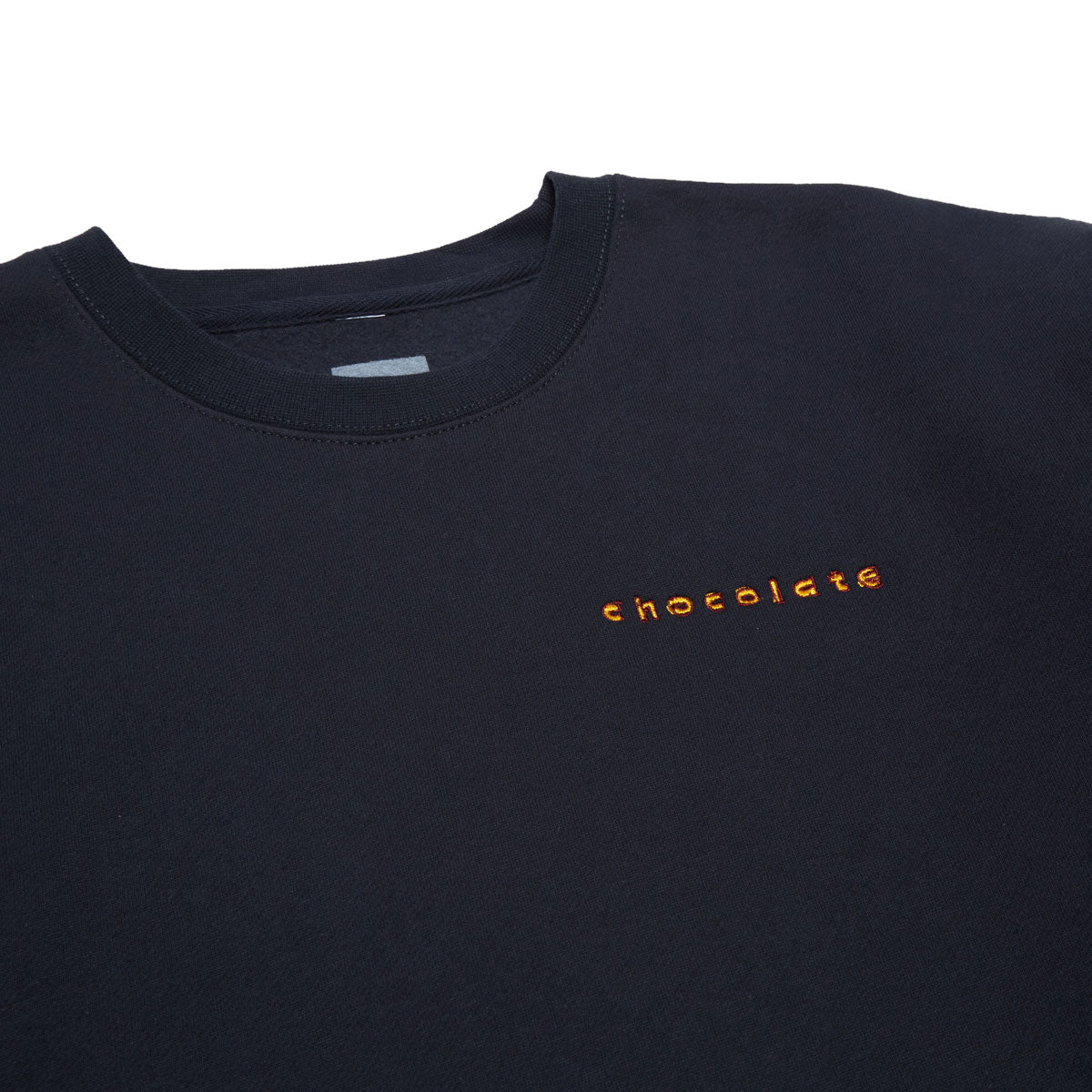 Chocolate Emb Comic Crew Sweatshirt - Navy image 2