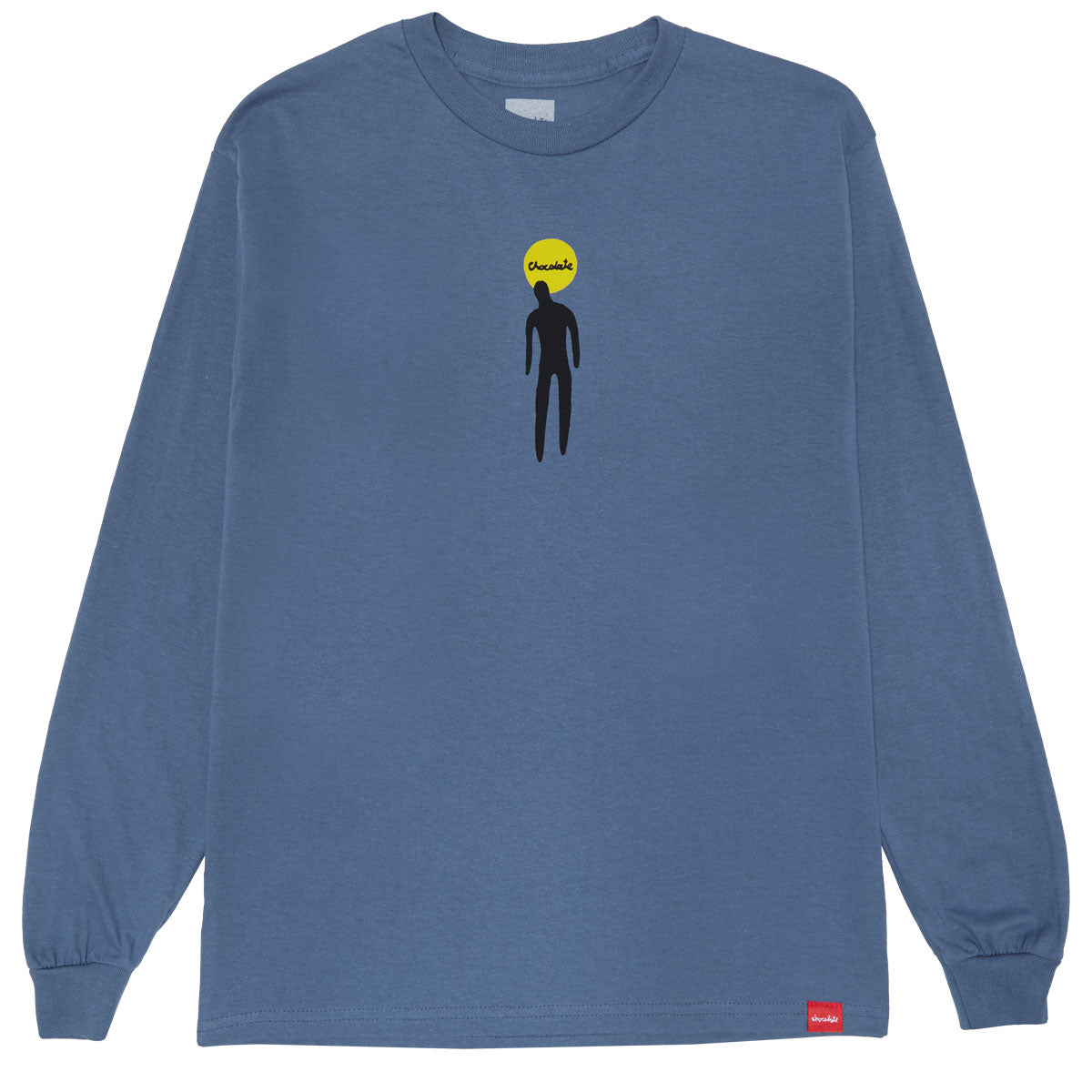 Chocolate Drip Long Sleeve T-Shirt - Harbor Blue image 1